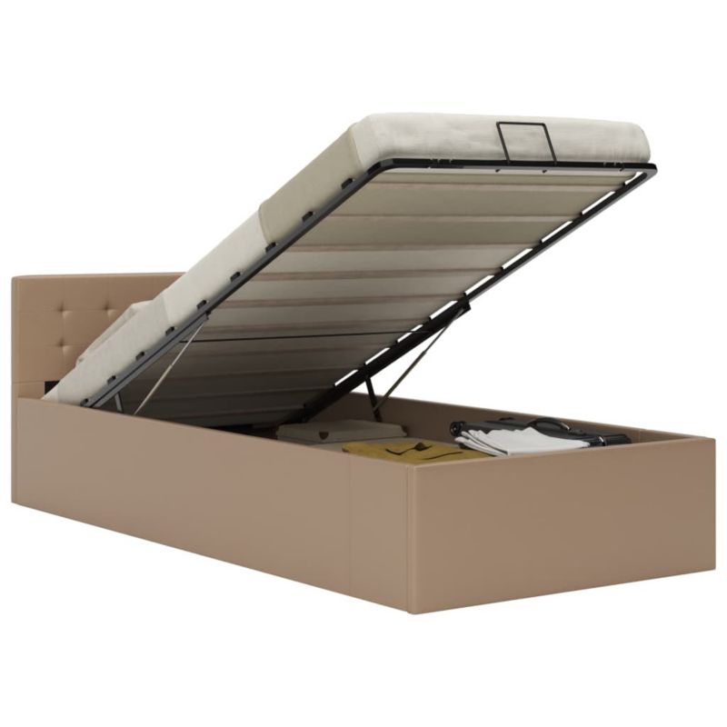 Łóżko tapicerowane WaszeMeble 100x200 brązowe WM-285529 1 szt.