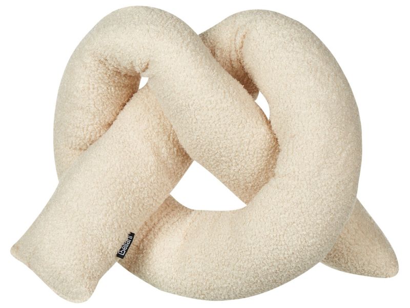 Poduszka dekoracyjna Gladiolus Sztuczne futro 172 x 14 cm Jednolity Beżowy 1 szt.