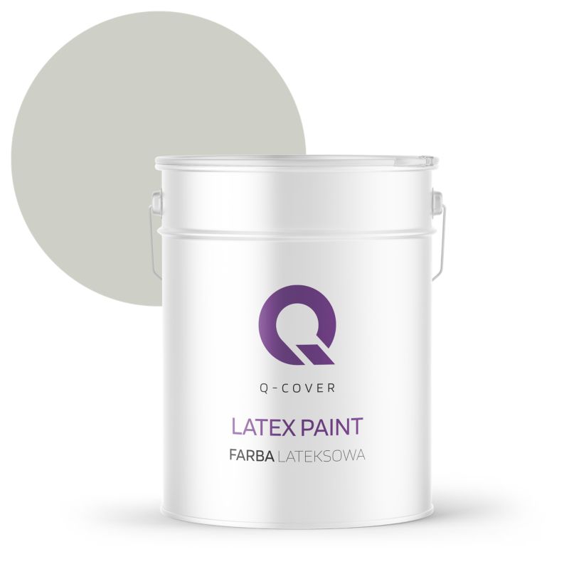 Farba Lateksowa Do Ścian i Sufitów Q-Cover Khaki jasny H1762 Głęboki Mat 10L