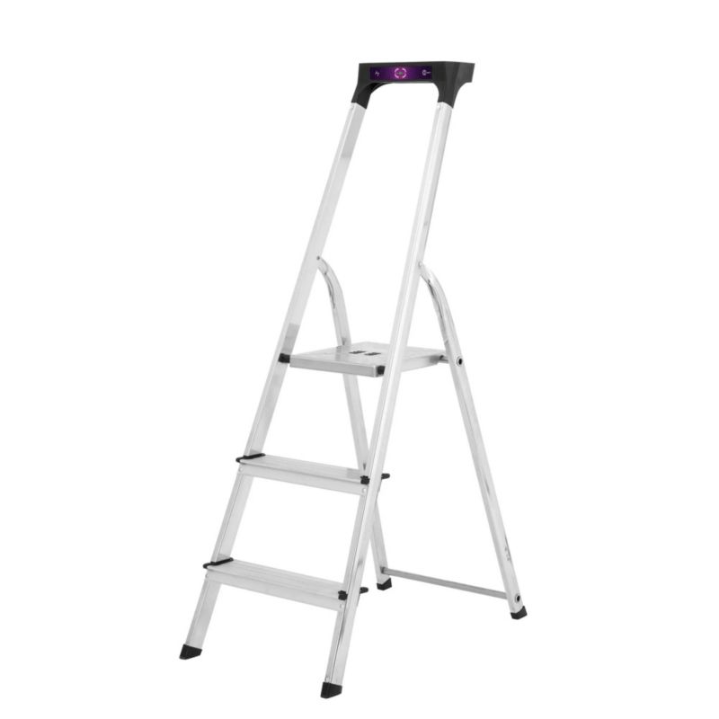 Drabina aluminiowa Bayersystem 3-stopniowa SMART COMPACT BS-DA3 z mechatronicznym systemem kontroli stabilności 1 szt.