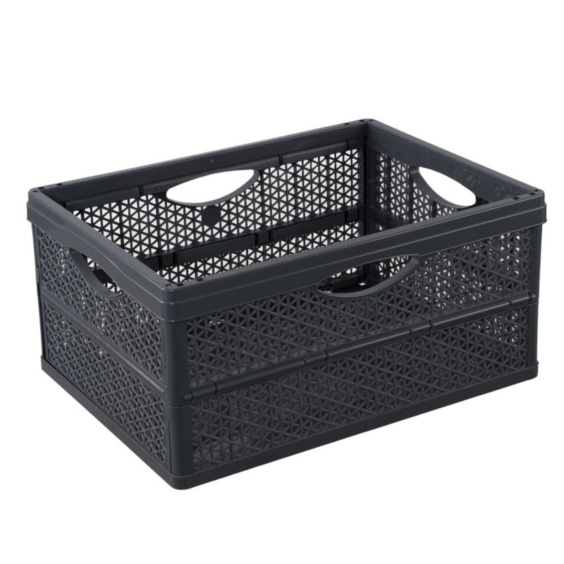 Pojemnik EDANTI Plastikowy Składany Koszyk Na Zakupy Do Samochodu Skrzynka 46,4x34x22 Cm 1 szt.