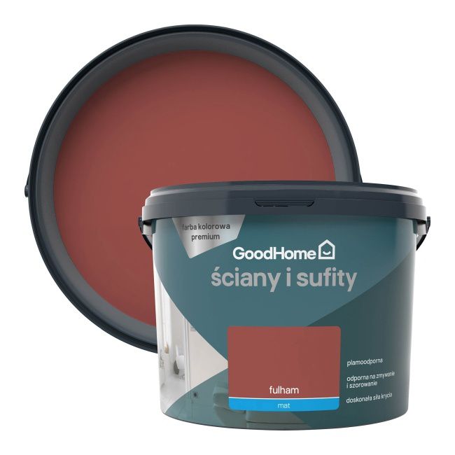 Farba plamoodporna GoodHome Premium Ściany i Sufity fulham 2,5 l