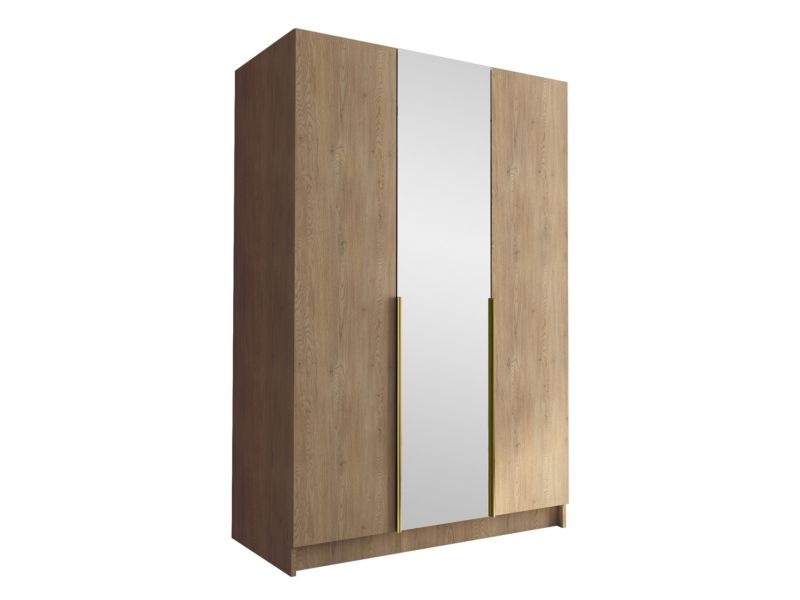 Szafa MIRJAN 24 z lustrem Calia II dąb cremona/złoty 1 szt.