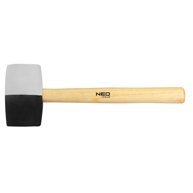 Młotek gumowy NEO TOOLS 680 g czarno-biała guma 1 szt.