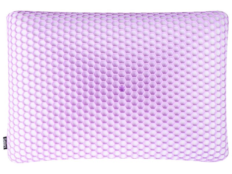 Poduszka Athos Niska Pianka memory 55 x 35 cm Fioletowy 1 szt.