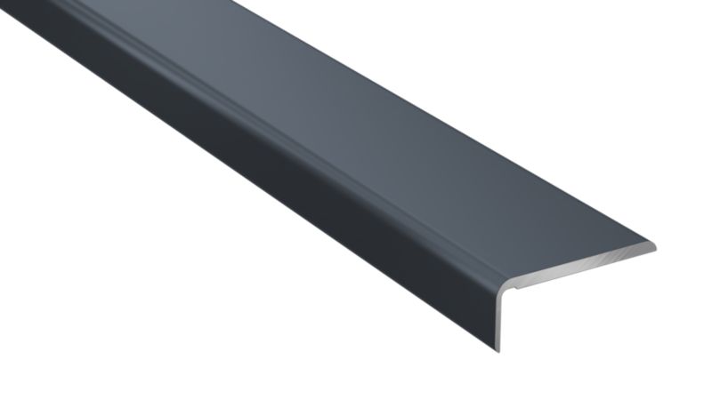 Profil aluminiowy zakończeniowy GoodHome 25 x 2000 mm antracyt nr 25