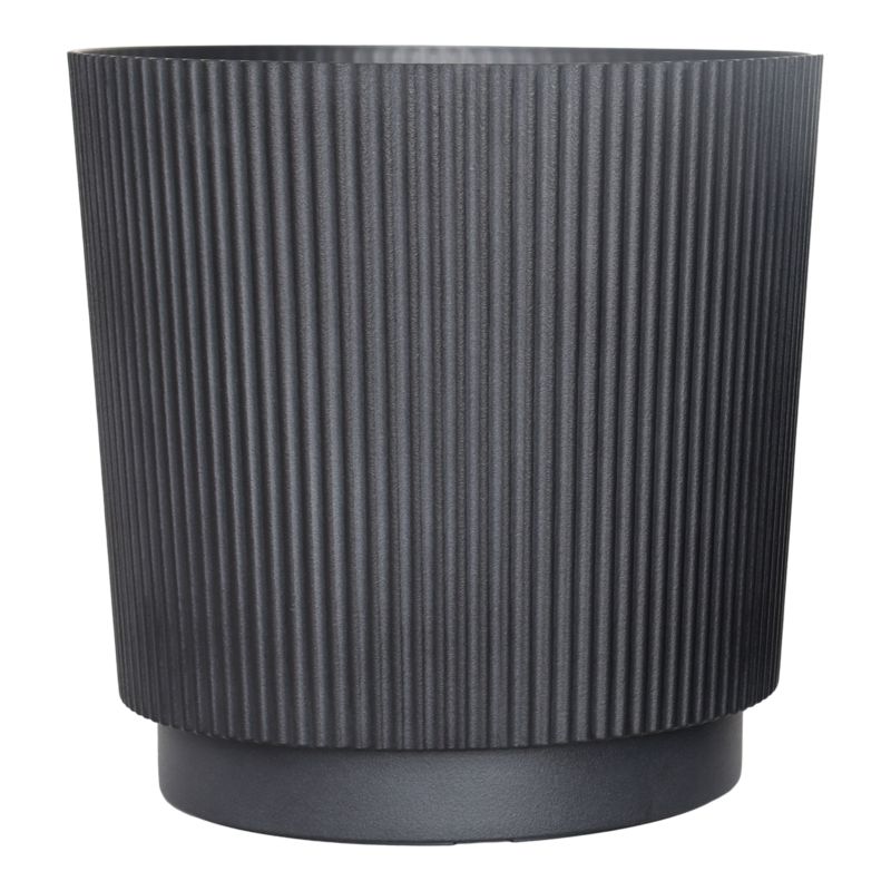 Donica Verve plastikowa walec 35 cm czarna