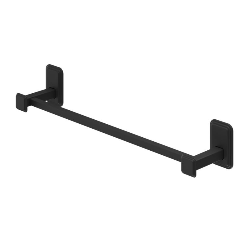 Wieszak na ręczniki GoodHome Teesta 40 cm czarny