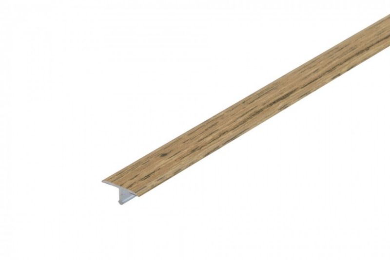 Profil fugowy łączący Cezar Dąb 20mm 2,5m aluminiowy 1 szt.