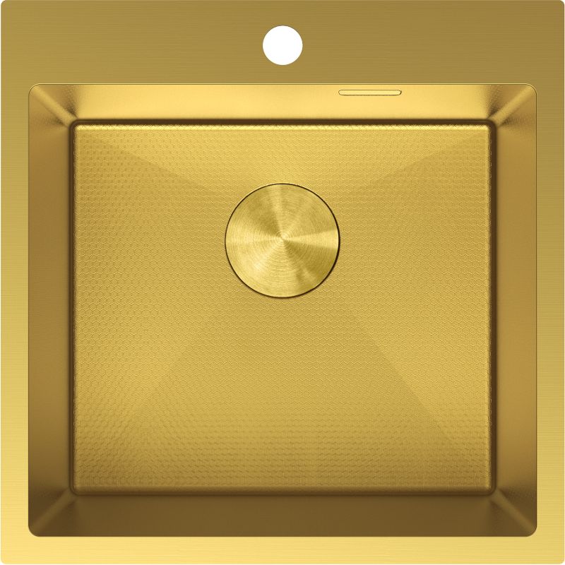 Zlewozmywak stalowy wpuszczany Mexen Solix Złoty 500x500 1-komorowy 1 szt.
