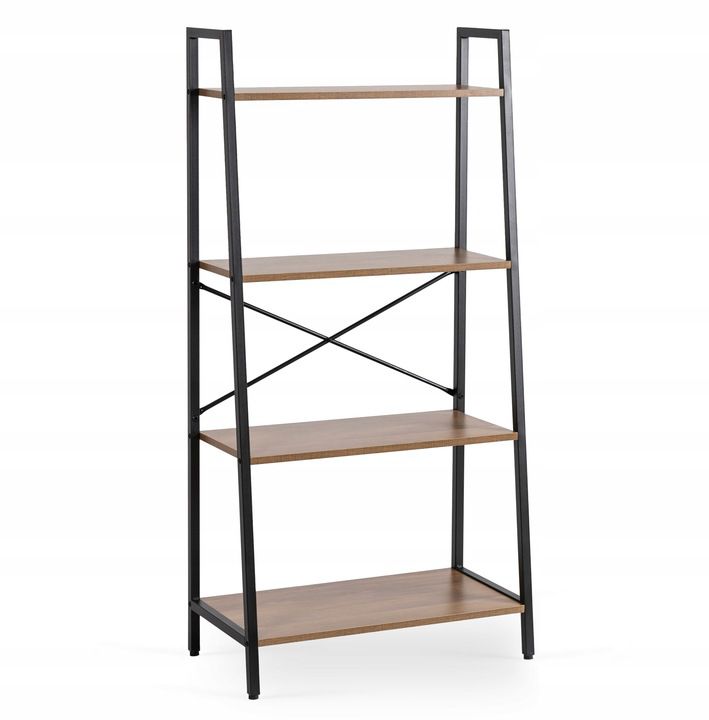 Regał Gia Otwarty Mebel Elite Orzech/Czarny 1 szt