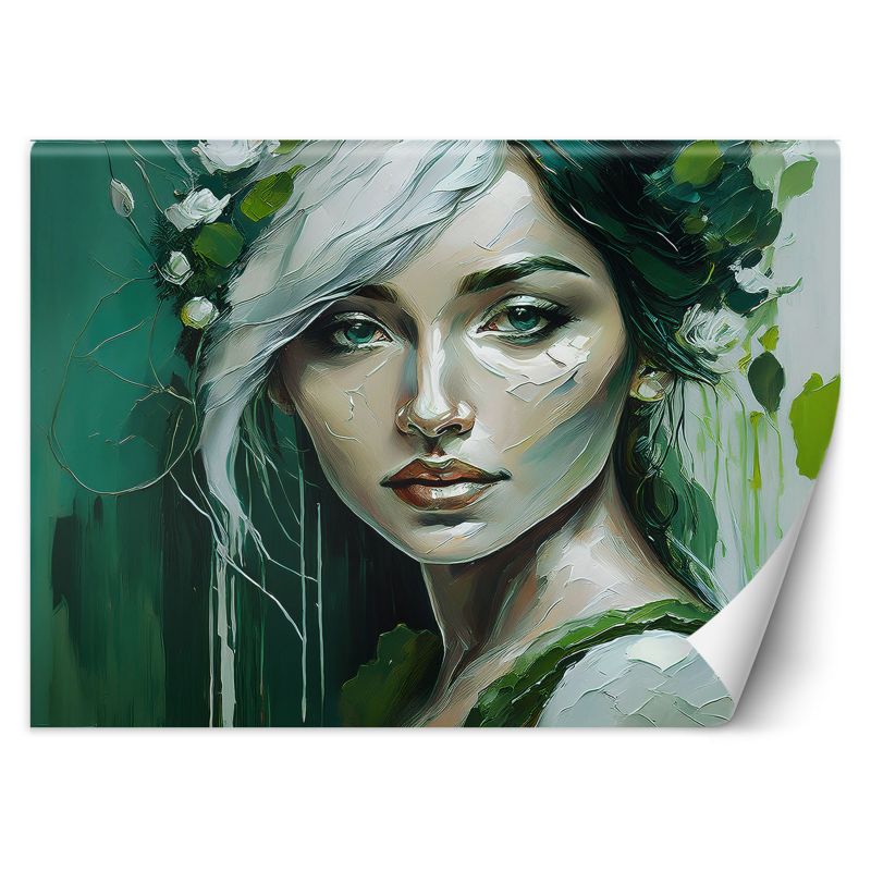 Fototapeta Feeby Kobieta Glamour Zielony 350x245 1 szt