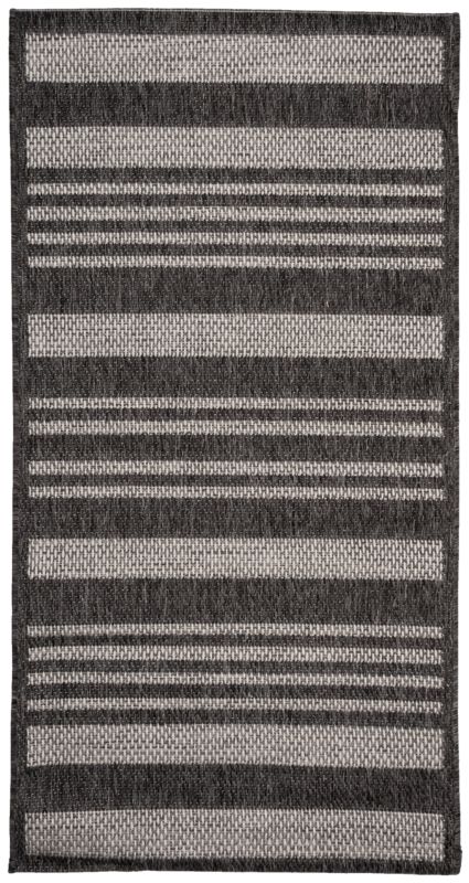 Dywan Multidecor Clyde 80 x 150 cm pasy szary 1 szt.