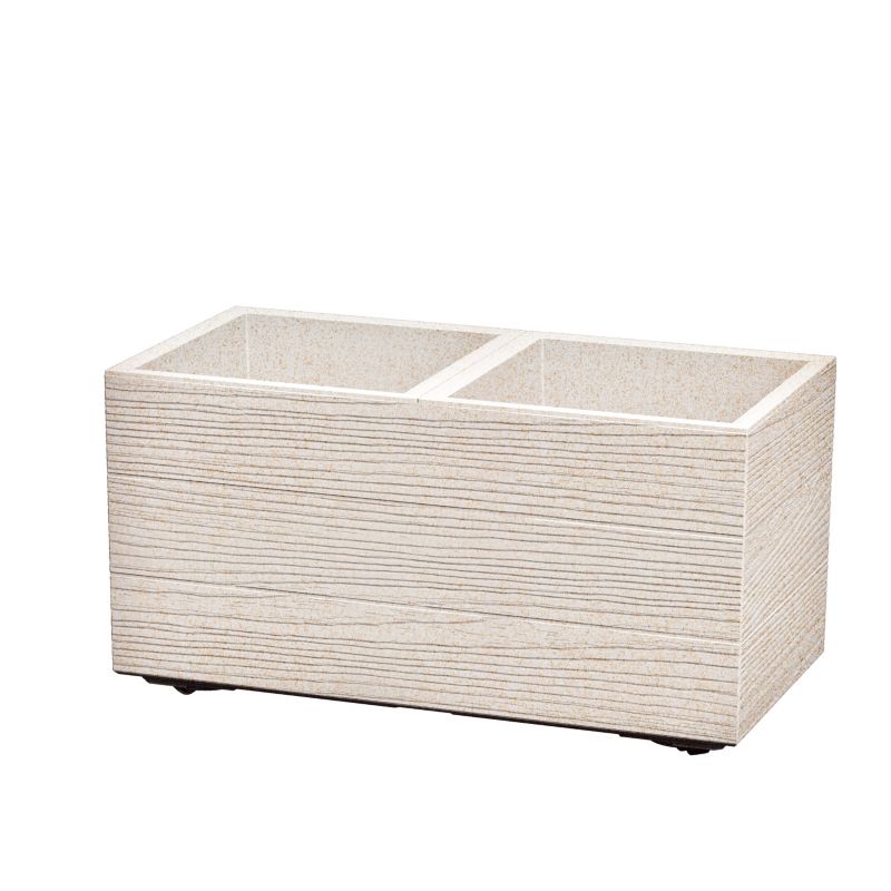 Doniczka Prosperplast Madera Case Eco Wood 60 cm biała