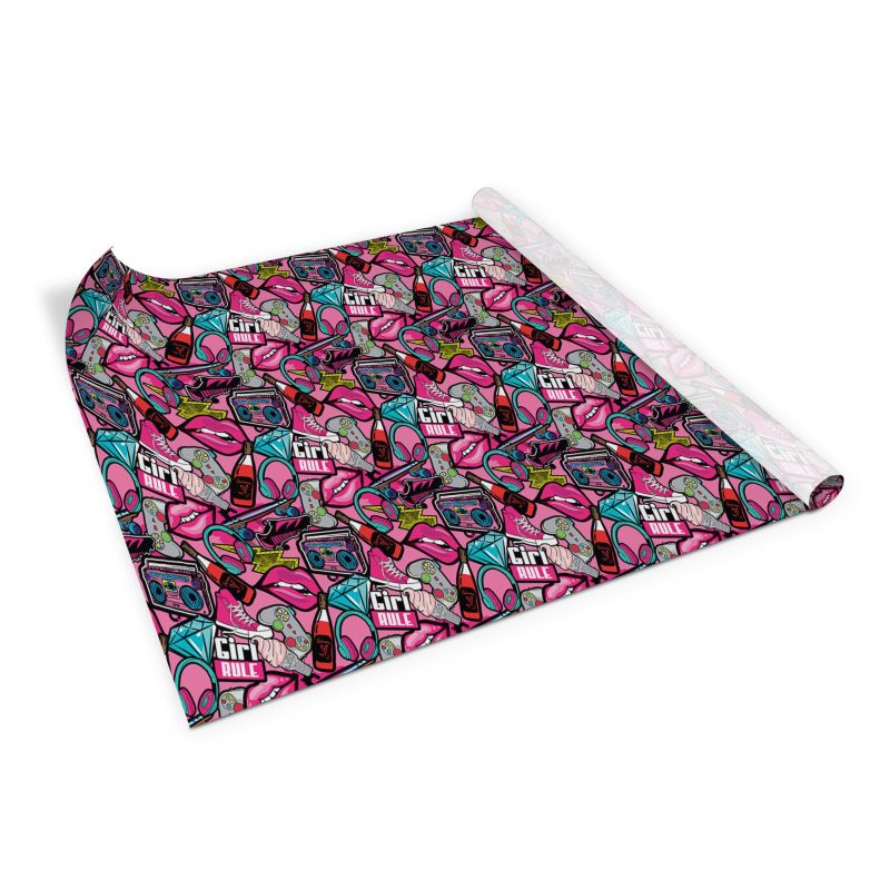 Samoprzylepna okleina Tulup 100x50 cm Girl rule sweet oldschool 1 szt.