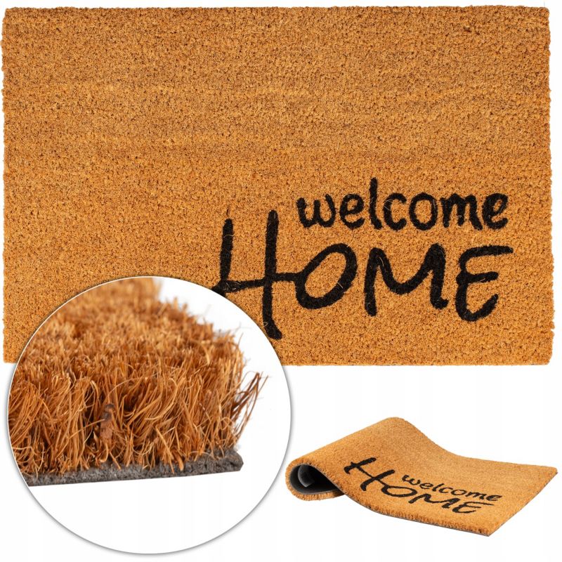 Wycieraczka kokos Deco4Home Welcome Home pod drzwi 40 x 60 cm 1 szt.
