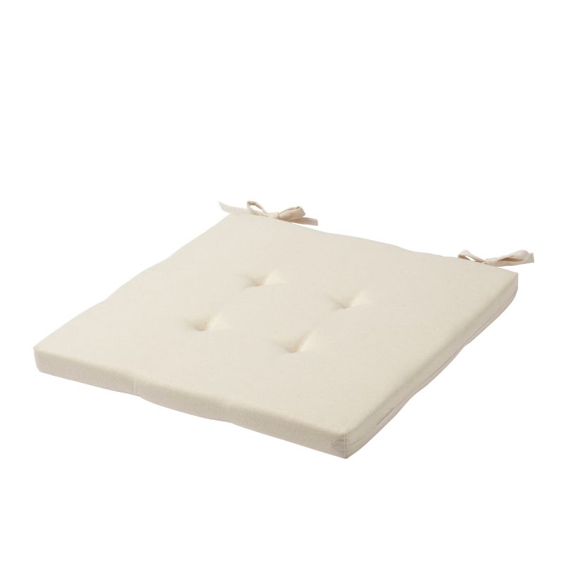Siedzisko 40 x 40 cm kremowe