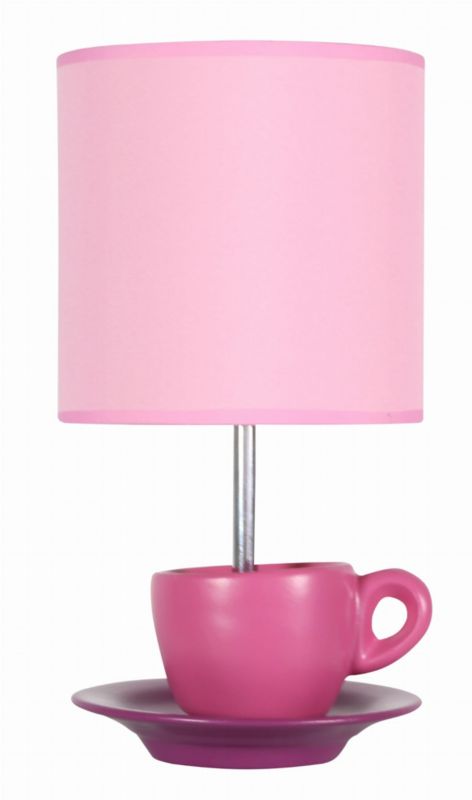 Lampa stołowa Candellux Cynka różowa 1 x E27 x 60W IP20 wym: 31 x 16 x 16 cm ceramika - 1 szt.