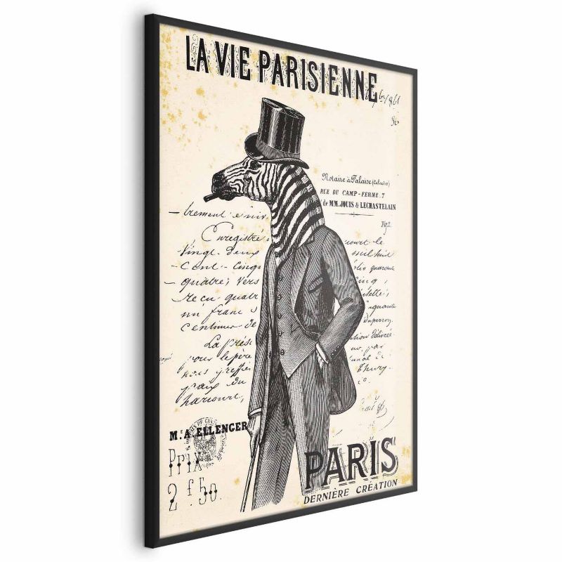 Plakat Artgeist La Vie Parisienne 60x90 cm z ramą czarną 1 szt