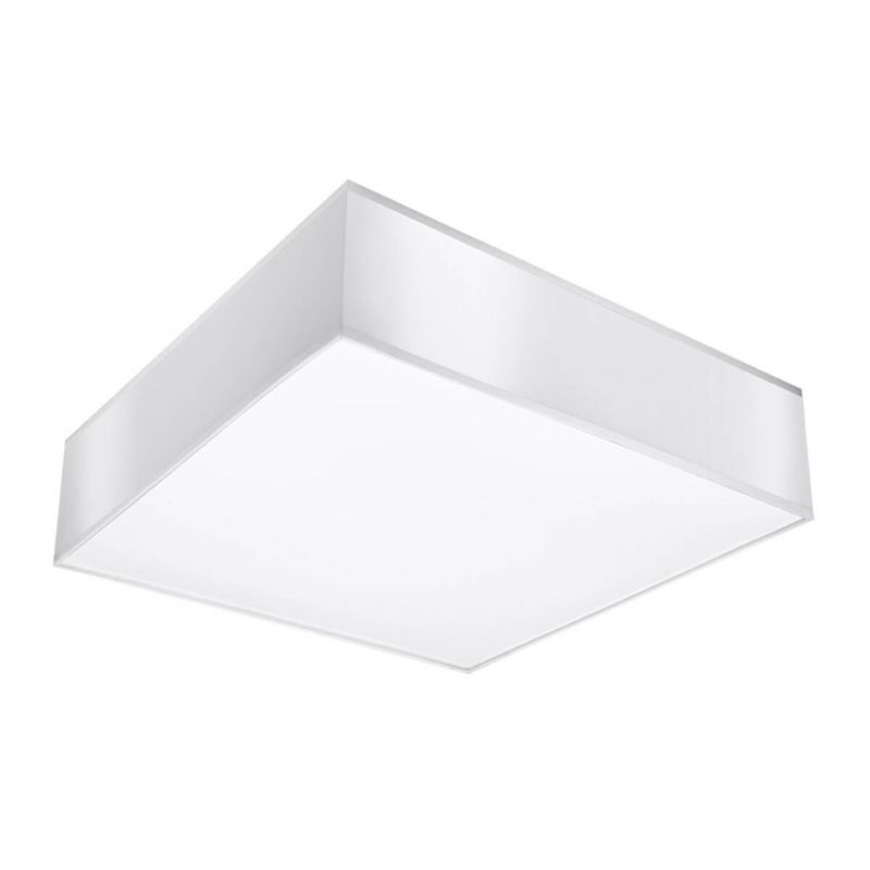 Plafon sufitowy nowoczesny Sollux Lighting Horus biały 4 x E27 x 15W IP20 wym: 11 x 55 x 55 cm - 1 szt.