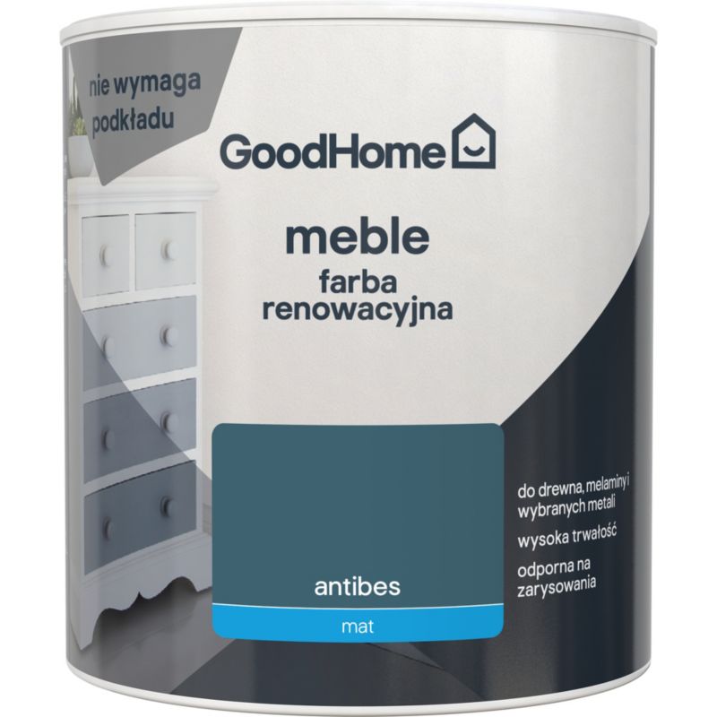 Farba renowacyjna do mebli GoodHome Reno antibes mat 0,5 l