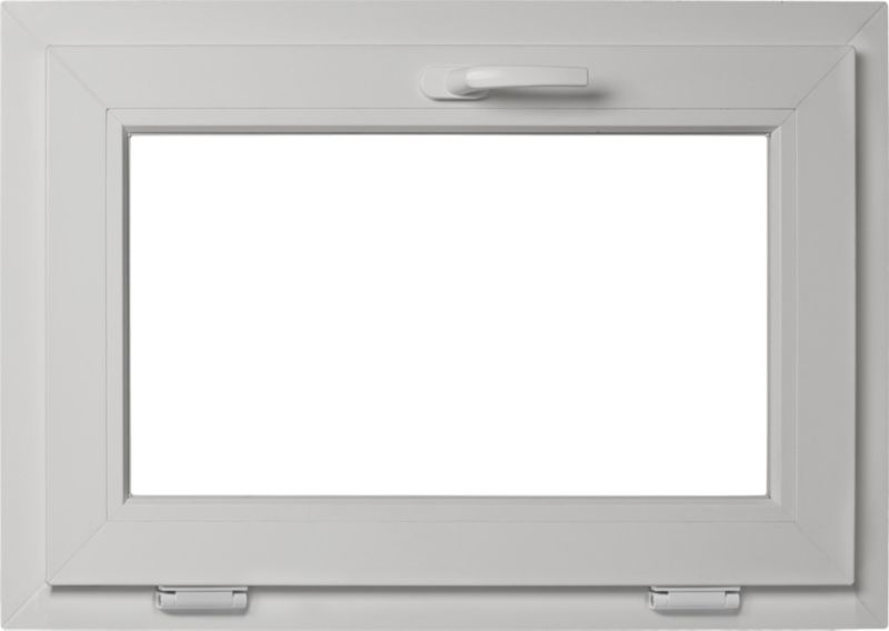 Okno PVC uchylne trzyszybowe 865 x 535 mm białe