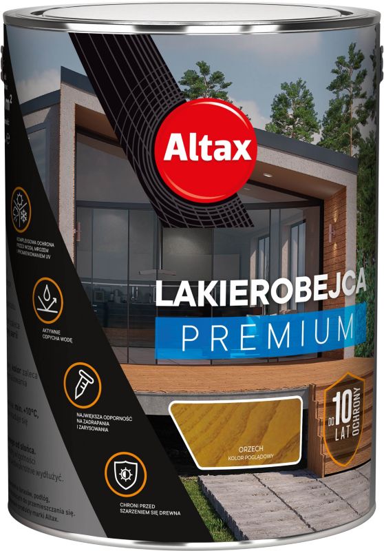Lakierobejca Altax 10 lat orzech 5 l