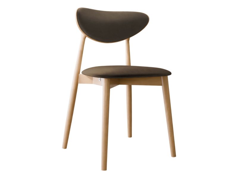 Krzesło MIRJAN 24 tapicerowane KT65/C buk/ciemny 1 szt.