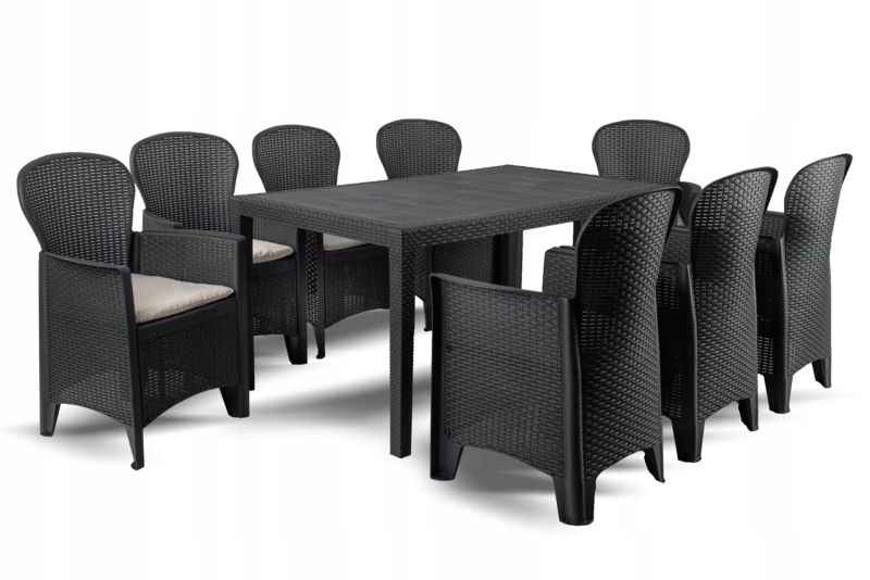 Zestaw Mebli Ogrodowych Corciano Prince Folia 8 osobowy 1szt.