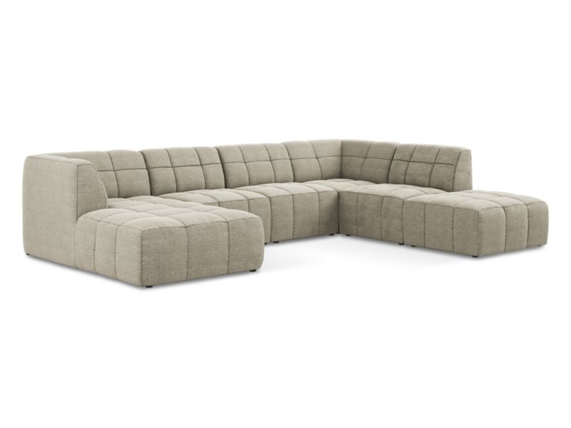 Sofa panoramiczna LaMiaSofa GRADO z tkaniny bouclé 341x240 cm kreci 1 szt.