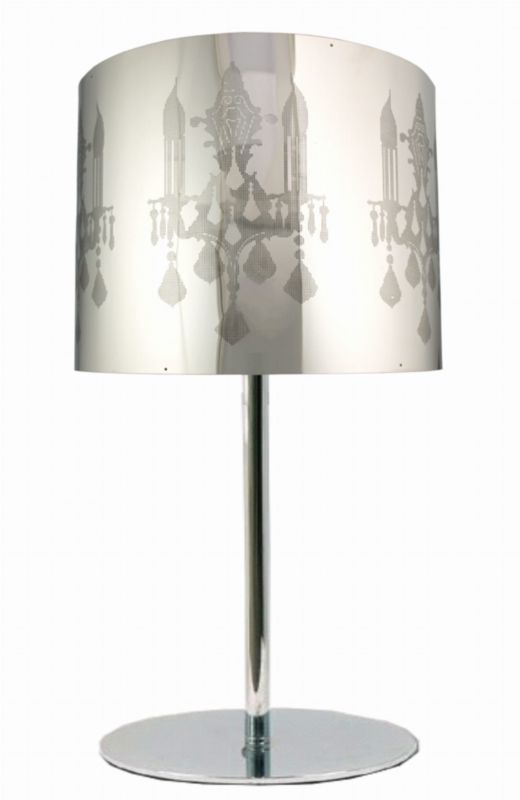 Lampka stołowa Candellux Arkas chromowana 1 x E27 x 60W IP20 wym: 51 x 25 x 25 cm metal - 1 szt.