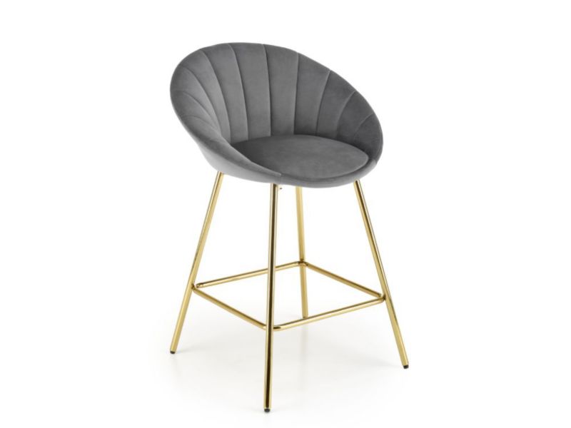 Hoker Halmar niski H-112 VELVET szary 1 szt