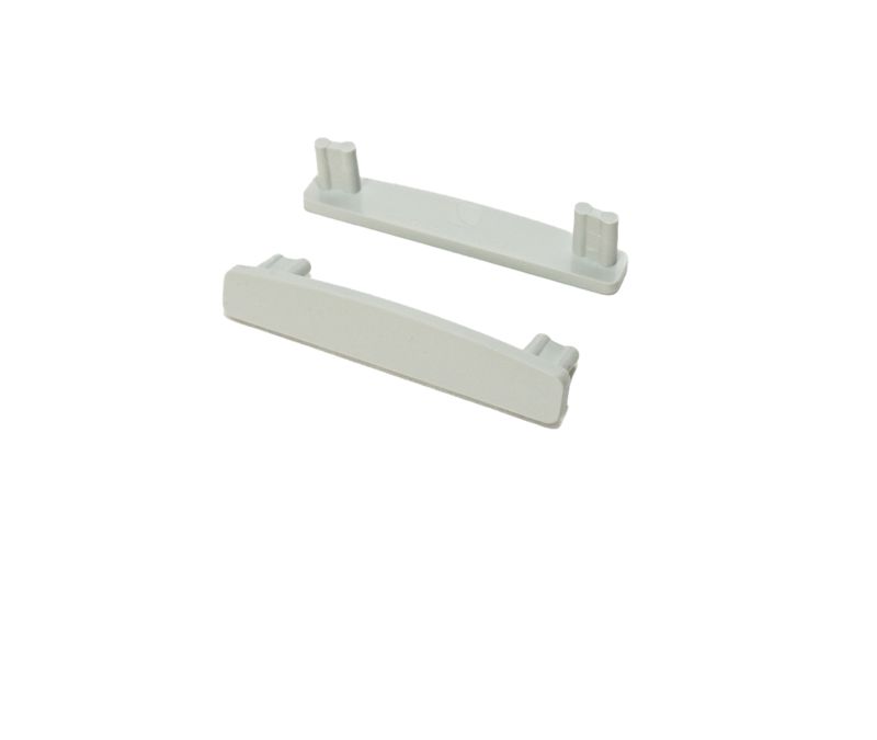 Zaślepka do profilu górnego TEC-PLAST szara - 30 szt.