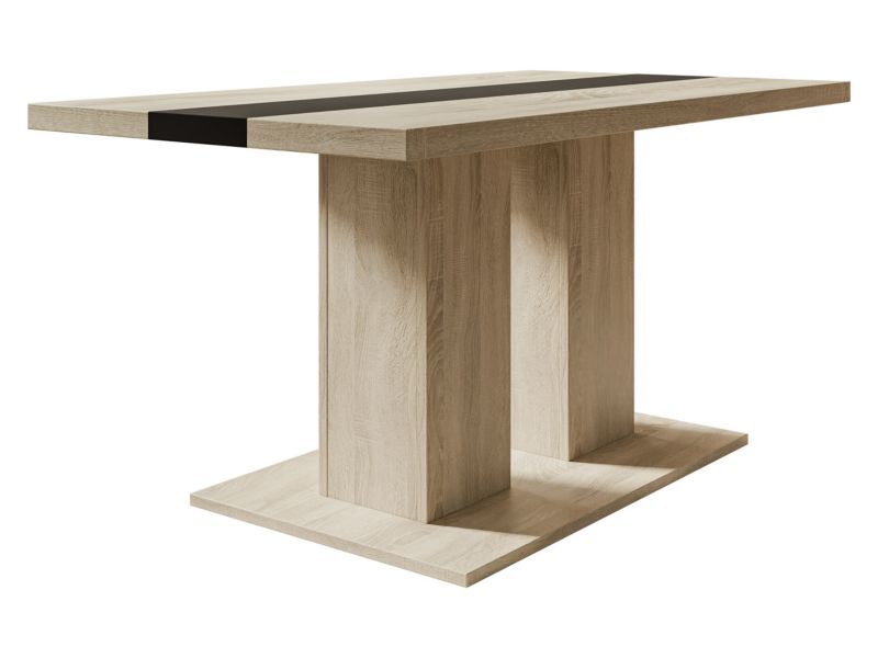 Stolik kawowy MIRJAN 24 Boston dąb sonoma / czarny 1 szt.