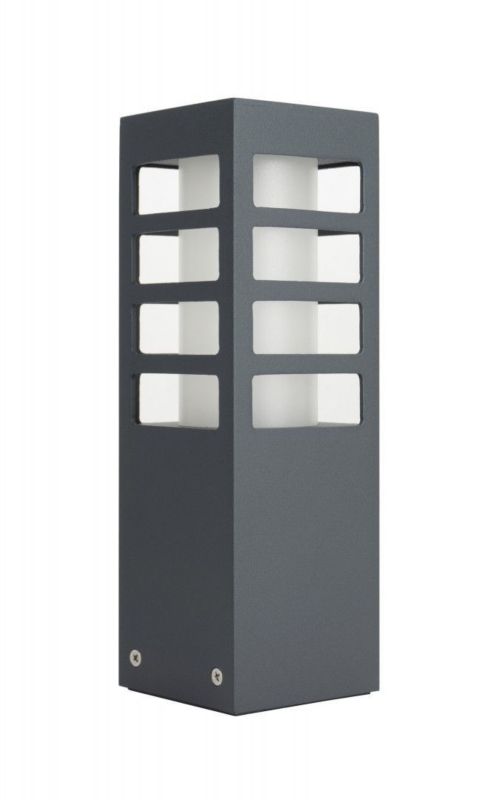 Lampa ogrodowa stojąca SU-MA Rado ciemnoszara 1 x E27 x IP54 wym: 25 x 8 x 8 cm - 1 szt.