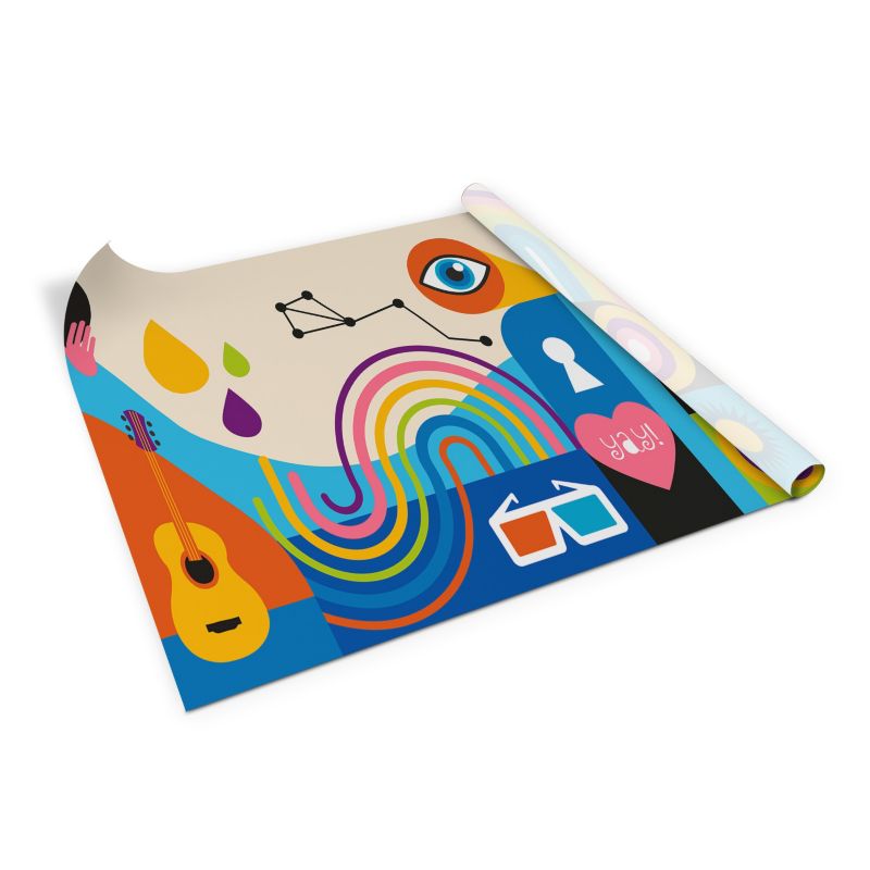 Samoprzylepna okleina Tulup 100x50 cm Sztuka uliczna pop art 1 szt.