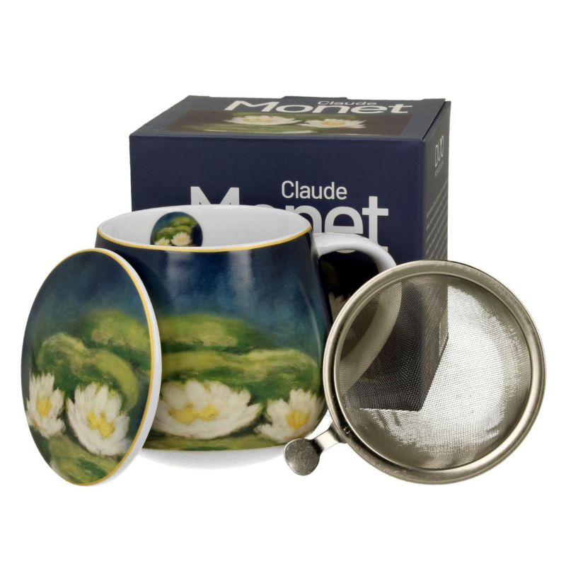 Kubek Baryłka Monet DUO porcelanowy z zaparzaczem 430 ml 1 szt.