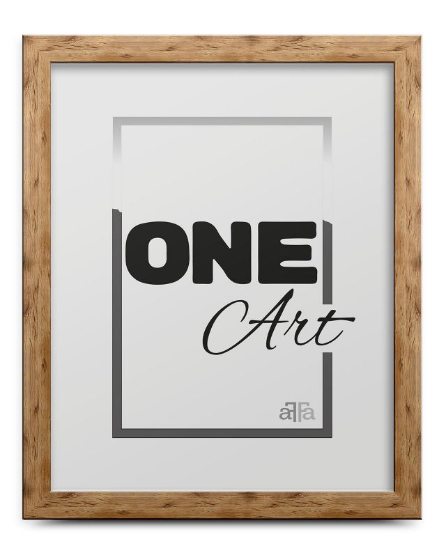 Ramka Hekla wyjątkowa 50x60 MDF plakat naturalny 1szt.