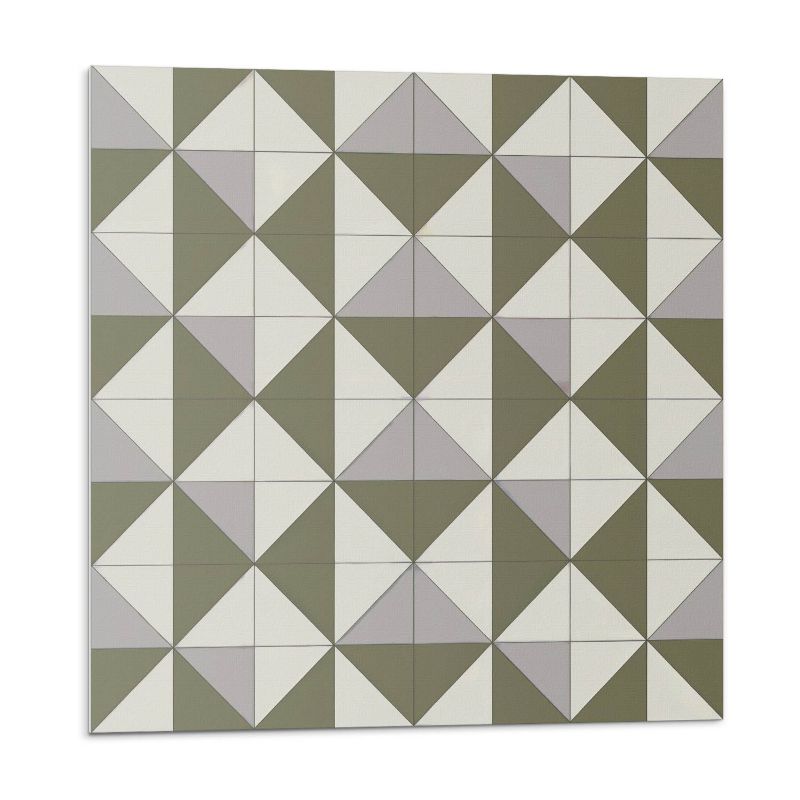 Kafelki samoprzylepne Wallfluent 50x50 cm Motyw trójkątnych form 4 szt.