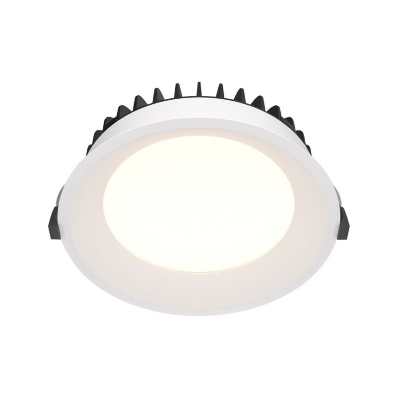 Oprawa sufitowa wpuszczana Maytoni Okno łazienkowa biała LED 24W 3000K 1800lm IP44 wym: 6 x 17,5 x 17,5 cm okrągła - 1 szt.