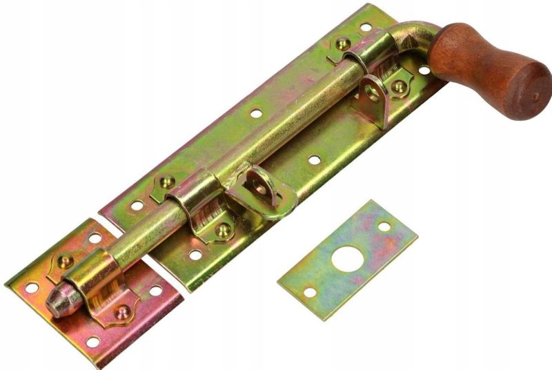 Zasuwa garażowa KOTARBAU rygiel 280 mm bramy furtki drzwi prawa 1 szt.