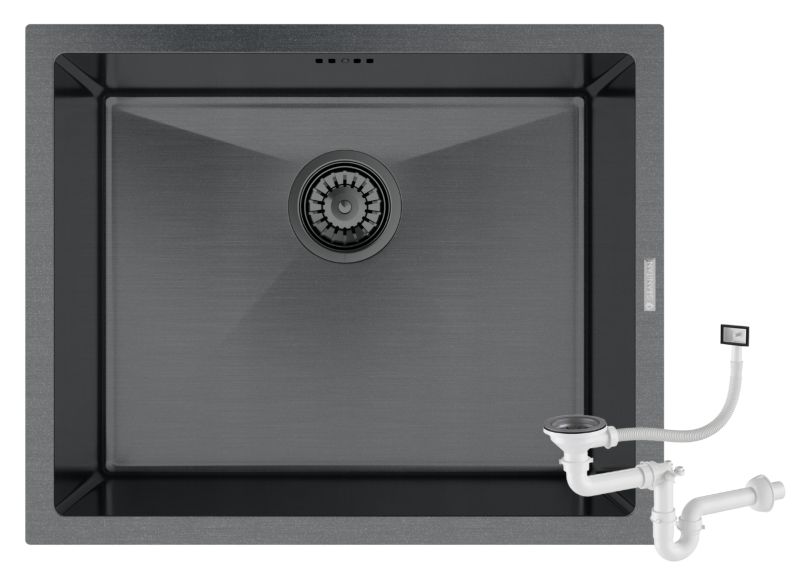 Zlewozmywak Stalowy Podblatowy Bari54 Granitan 1kpl.