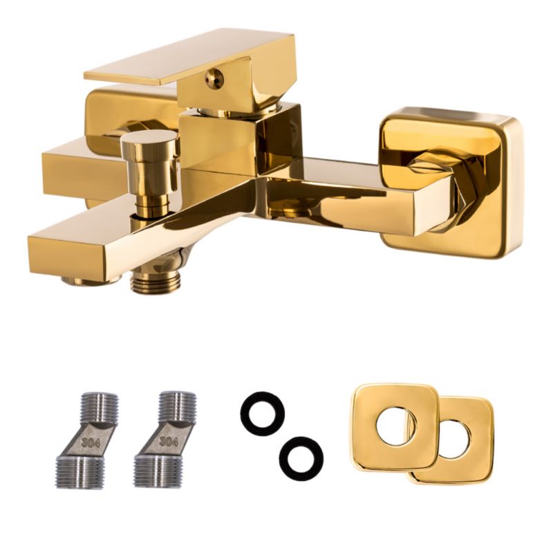 Bateria Wannowa Kwadratowa Granitan Ister Złoty 1szt.