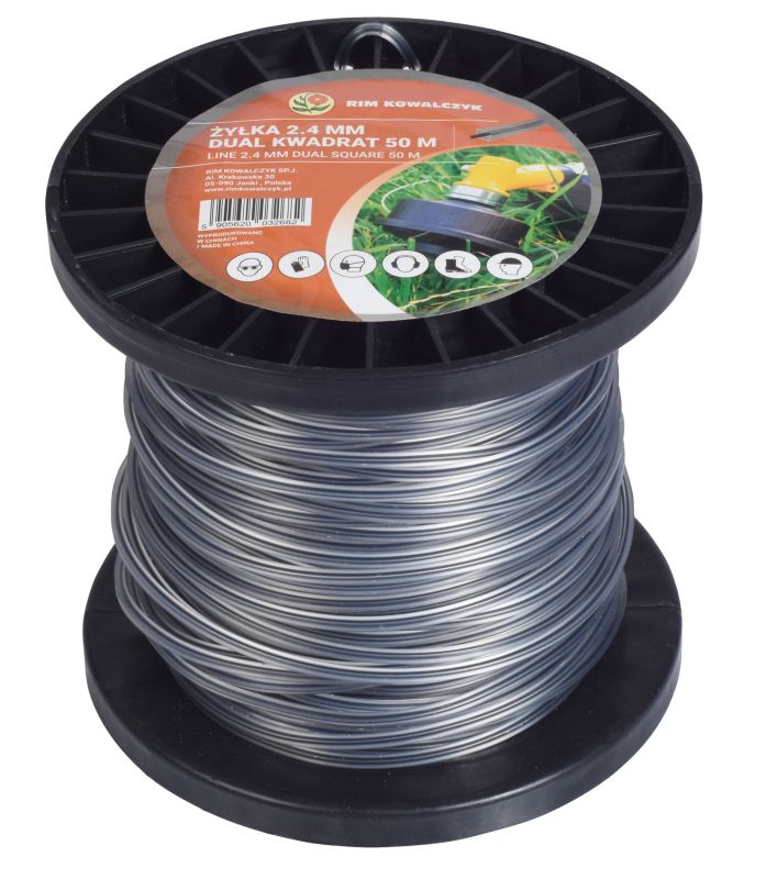 Żyłka Dual kwadratowa 2.4 mm 50 m