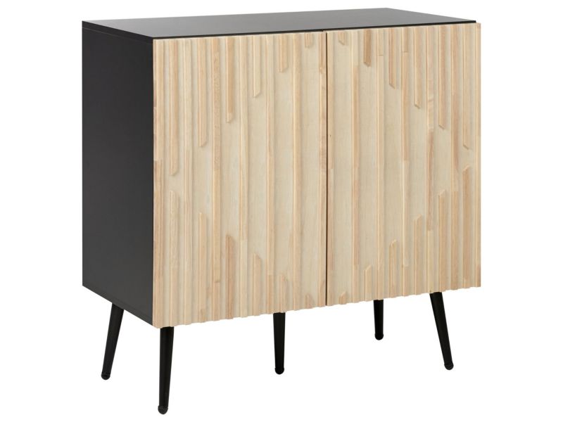 Szafka dwudrzwiowa jasne drewno Dalcross 1 szt.