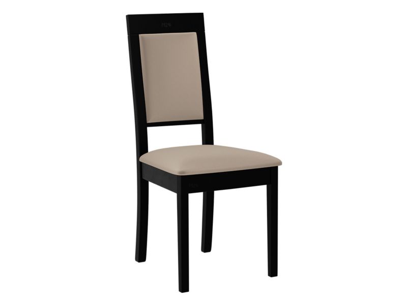 Krzesło MIRJAN 24 tapicerowane Roma XIII czarny/plusz jasny beż 1 szt.