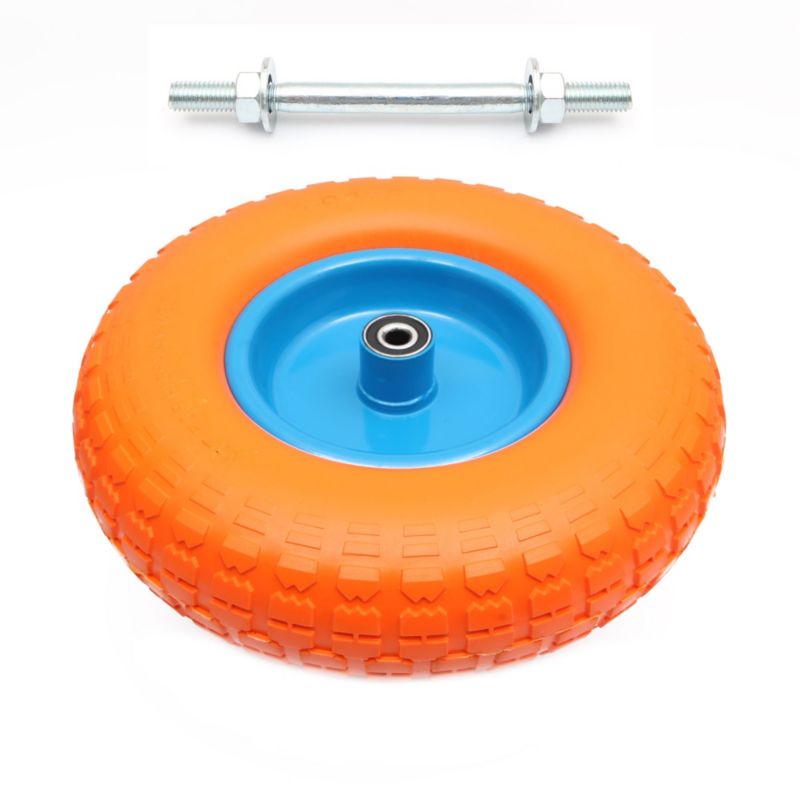 Koło z oponą pełna PU ONYX 4.00-6 oś w komplecie 12mm 1szt