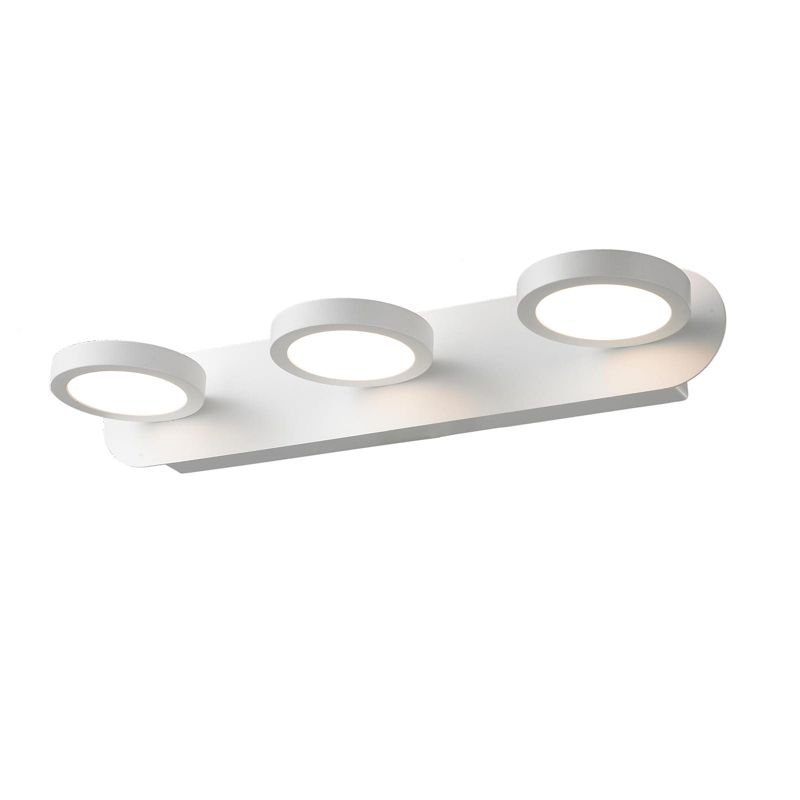 Kinkiet ścienny Italux Kendra biały styl nowoczesny LED 15W 3000K 945lm IP21 wym: 13 x 40 cm - 1 szt.