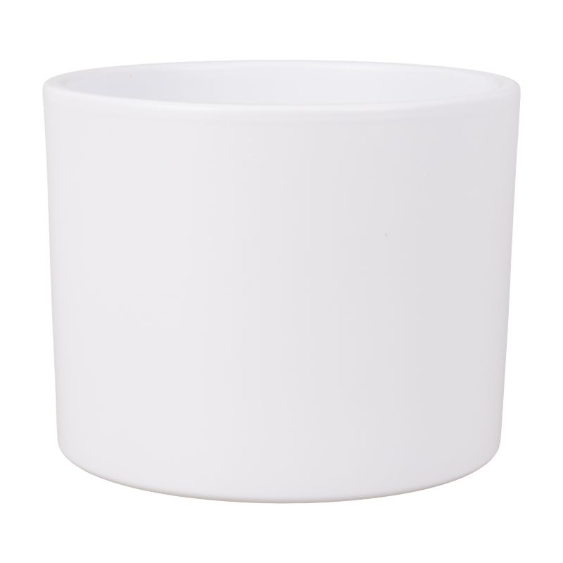 Osłonka Ceramik walec 13 cm biały mat