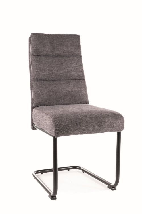 Krzesło Signal tapicerowane BERRY BREGO ciemnoszare 1 szt